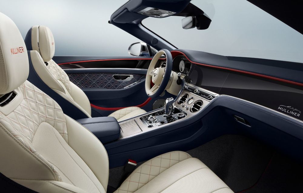 Bentley prezintă ediția specială Continental GT Mulliner Cabrio: 400.000 de cusături și un interior lucrat manual - Poza 6