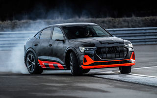 Audi e-tron S și e-tron S Sportback: versiunile de performanță au trei motoare electrice și până la 503 CP