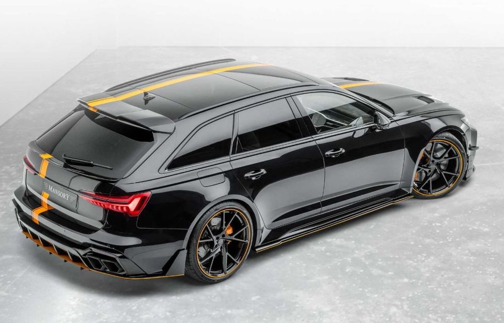 Tuning semnat de Mansory: 720 CP și 1.000 Nm pentru noul Audi RS6 Avant - Poza 4