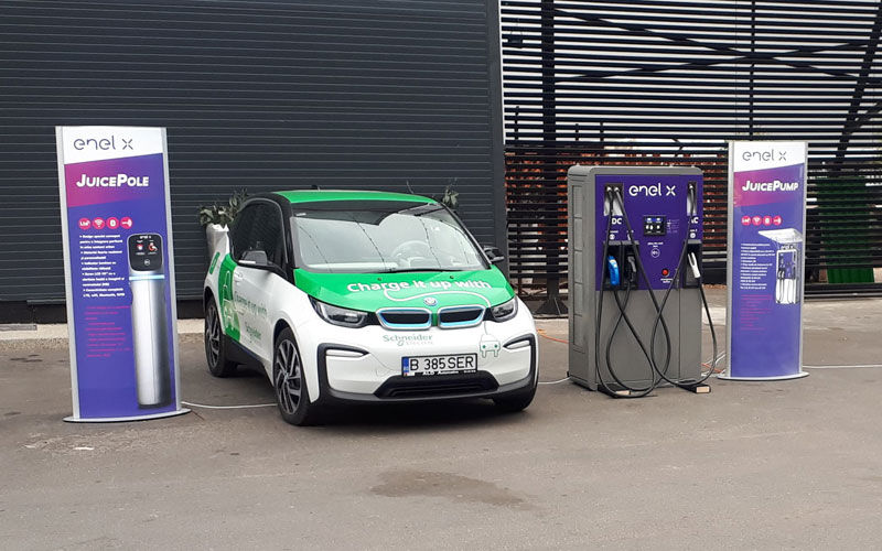 Enel X va instala 650 de stații de încărcare a mașinilor electrice în România, până în 2022: proiect co-finanțat de Comisia Europeană - Poza 1