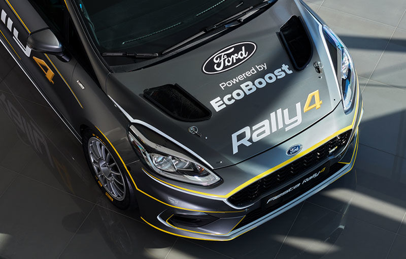 Prima imagine cu noul Ford Fiesta Rally 4: modelul destinat raliurilor dezvoltă 213 CP și va fi disponibil pentru comandă începând cu 1 aprilie - Poza 1
