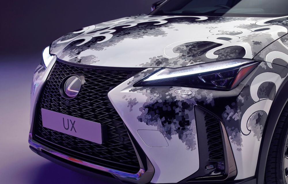Un Lexus UX a fost transformat în art-car: SUV-ul niponilor, tatuat de un artist celebru din Londra - Poza 7