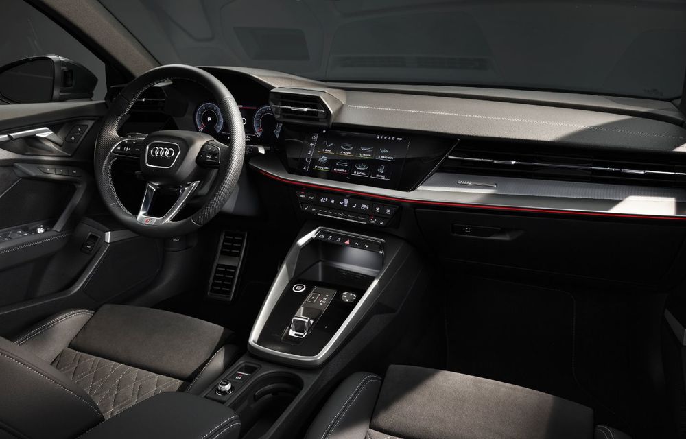 Audi prezintă noua generație A3 Sedan: modificări estetice consistente, spațiu interior îmbunătățit și motorizări de până la 150 CP - Poza 30