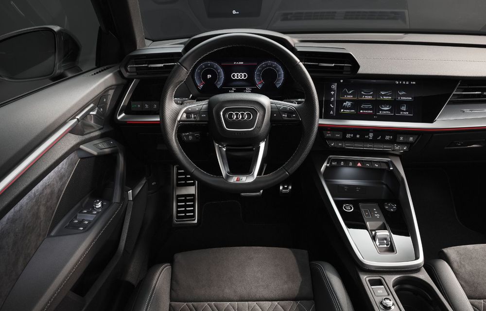 Audi prezintă noua generație A3 Sedan: modificări estetice consistente, spațiu interior îmbunătățit și motorizări de până la 150 CP - Poza 31