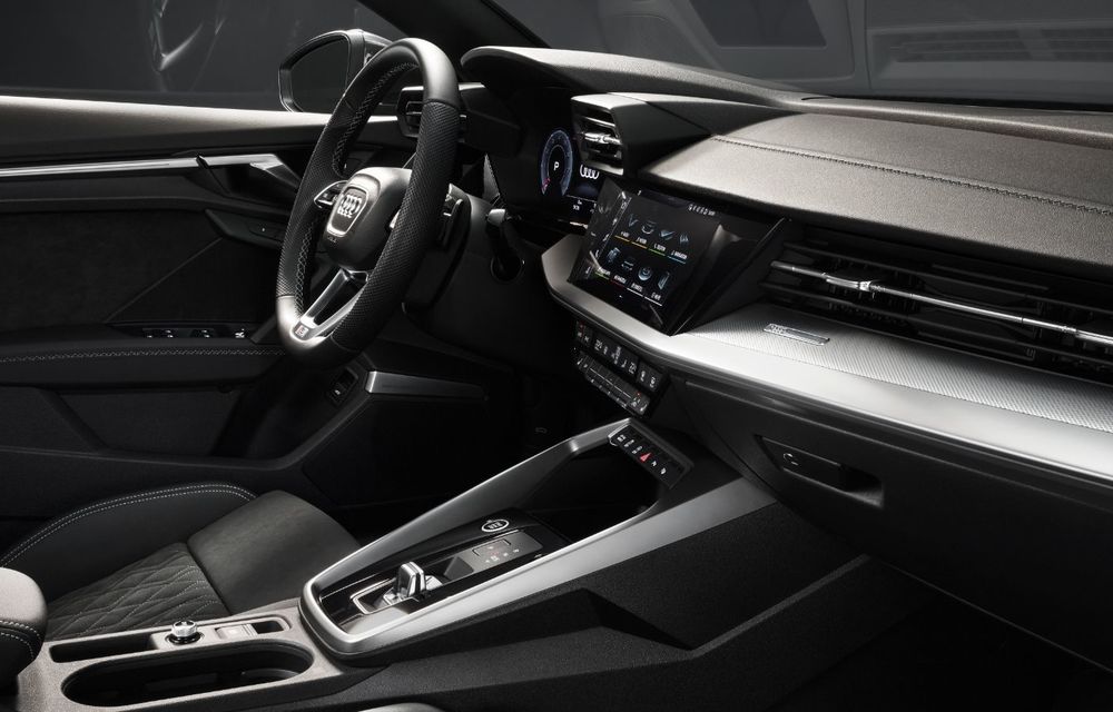 Audi prezintă noua generație A3 Sedan: modificări estetice consistente, spațiu interior îmbunătățit și motorizări de până la 150 CP - Poza 36