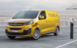Opel a prezentat versiunea electrică a utilitarei Vivaro: 136 de cai putere și autonomie de până la 330 de kilometri