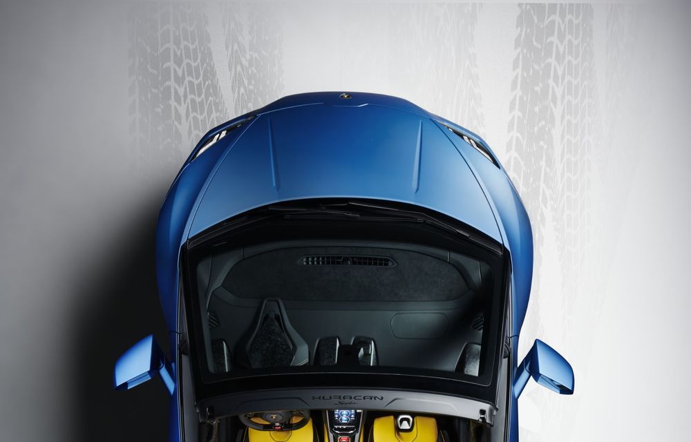 Lamborghini a prezentat noua versiune Huracan Evo Spyder RWD: 610 CP și 0-100 km/h în 3.5 secunde pentru supercar-ul cu roți motrice spate - Poza 10