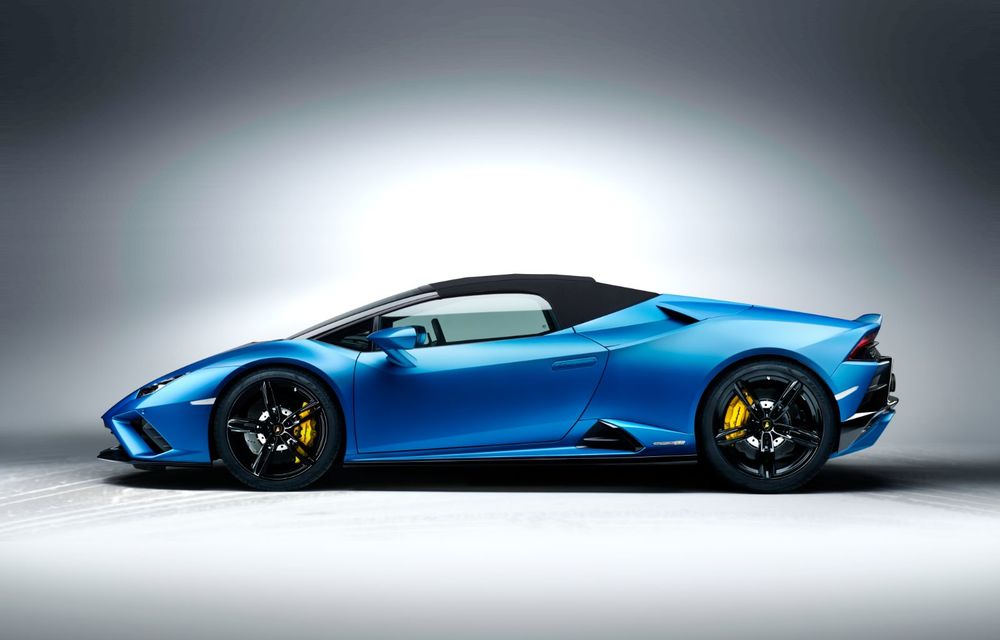 Lamborghini a prezentat noua versiune Huracan Evo Spyder RWD: 610 CP și 0-100 km/h în 3.5 secunde pentru supercar-ul cu roți motrice spate - Poza 8