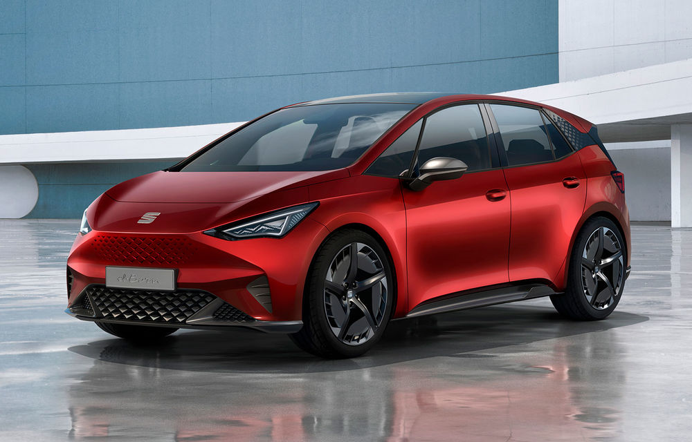 Cupra ar putea lansa o versiune de performanță pentru viitorul hatchback electric Seat el-Born: două motoare electrice și 306 CP - Poza 1