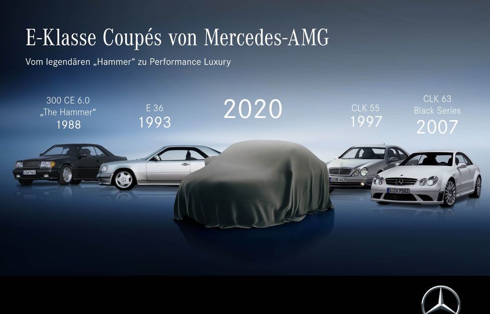 Primele imagini teaser cu viitoarele Mercedes-Benz Clasa E Coupe și Clasa E Cabrio facelift: cele două modele vor debuta în 27 mai - Poza 3