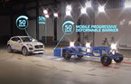 Euro NCAP introduce noi teste de siguranță: simularea impactului frontal între mașini care ...
