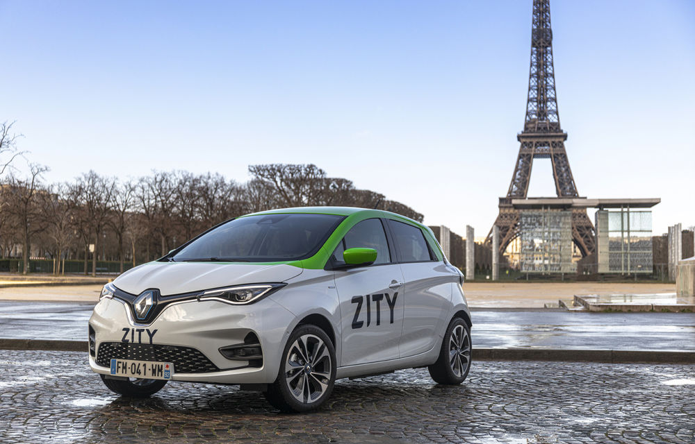 Renault lansează serviciul de car-sharing Zity la Paris: 500 de unități Zoe, prețuri de la 35 de euro pe zi - Poza 1