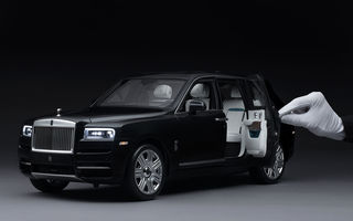 Rolls-Royce lansează macheta SUV-ului Cullinan la scara 1:8: producția unui exemplar are loc în 450 de ore