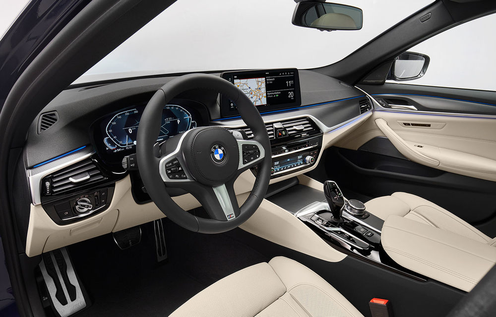 BMW Seria 5 facelift: modificări exterioare minore, îmbunătățiri pentru interior și două versiuni plug-in hybrid - Poza 39