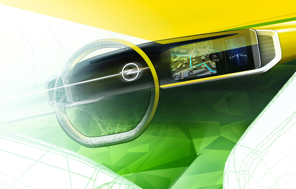 Teaser pentru noua generație Opel Mokka: SUV-ul va avea cockpit digital Pure Panel cu ecrane touch de mari dimensiuni - Poza 1
