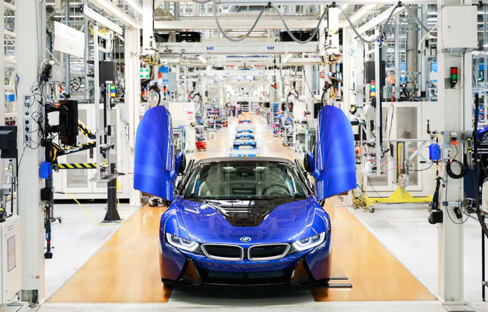 BMW a produs ultimul exemplar i8: 20.500 de unități fabricate din 2014 și până astăzi - Poza 1
