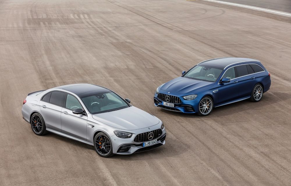 Mercedes a prezentat AMG E63 sedan și AMG E63 T-Modell facelift: noutăți estetice, sistem de infotainment MBUX și suspensie modificată - Poza 2