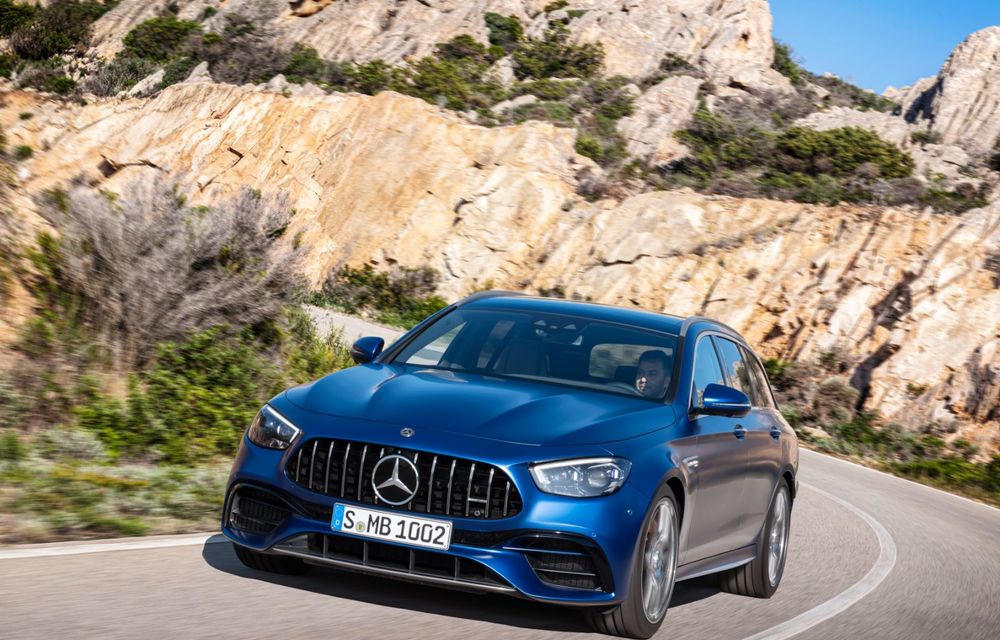 Mercedes a prezentat AMG E63 sedan și AMG E63 T-Modell facelift: noutăți estetice, sistem de infotainment MBUX și suspensie modificată - Poza 35