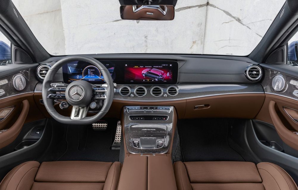 Mercedes a prezentat AMG E63 sedan și AMG E63 T-Modell facelift: noutăți estetice, sistem de infotainment MBUX și suspensie modificată - Poza 44