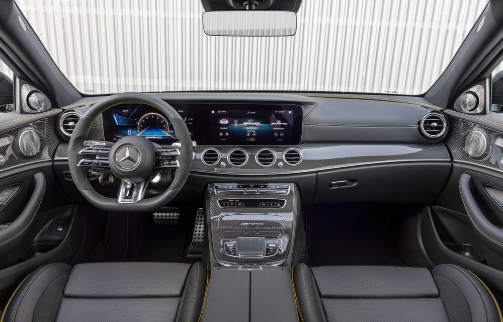 Mercedes a prezentat AMG E63 sedan și AMG E63 T-Modell facelift: noutăți estetice, sistem de infotainment MBUX și suspensie modificată - Poza 19