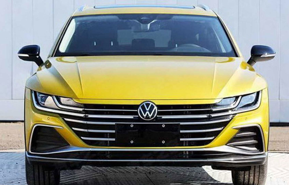 Acesta este viitorul Volkswagen Arteon Shooting Brake: primele imagini cu break-ul german, &quot;scăpate&quot; pe internet înainte de prezentarea oficială - Poza 3