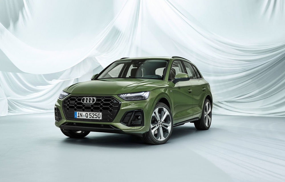 Audi a prezentat Q5 facelift: stopuri cu OLED, îmbunătățiri pentru interior și motorizare diesel mild-hybrid - Poza 1