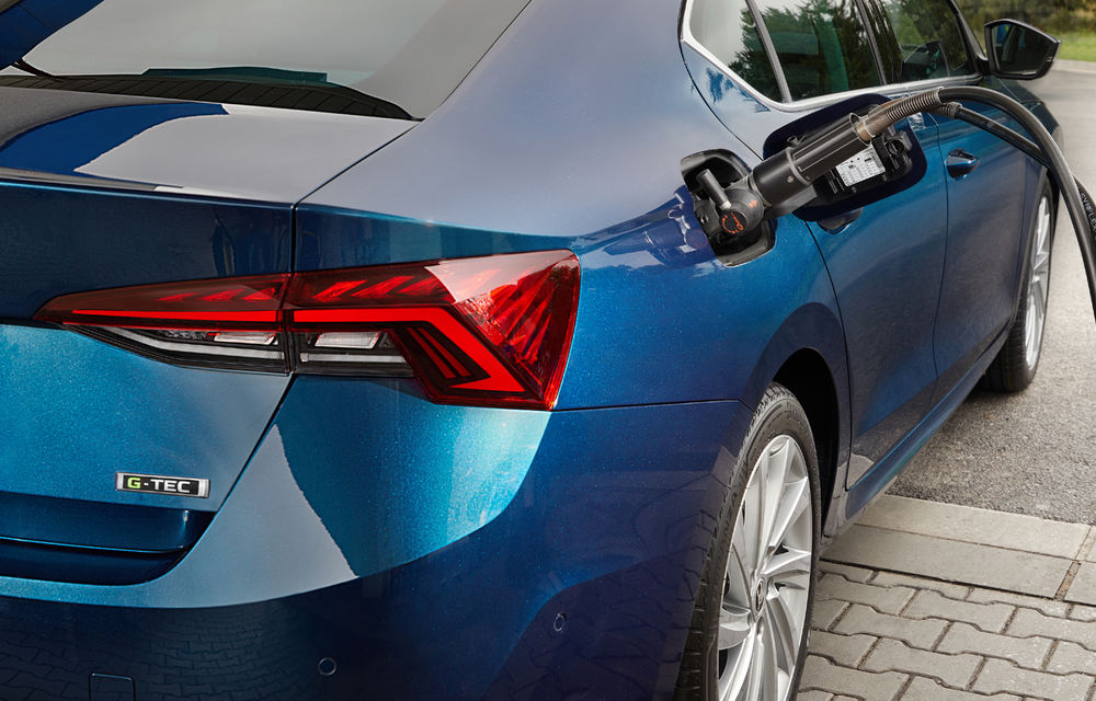 Noua generație Skoda Octavia primește o versiune cu gaz natural comprimat: motor turbo de 1.5 litri și 131 de cai putere - Poza 4