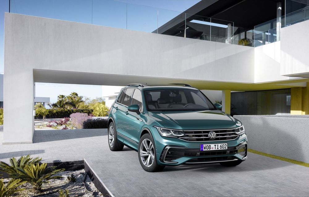 Volkswagen a prezentat Tiguan facelift: SUV-ul compact are versiune plug-in hybrid cu autonomie de până la 50 de kilometri și variantă de performanță cu 320 CP - Poza 2