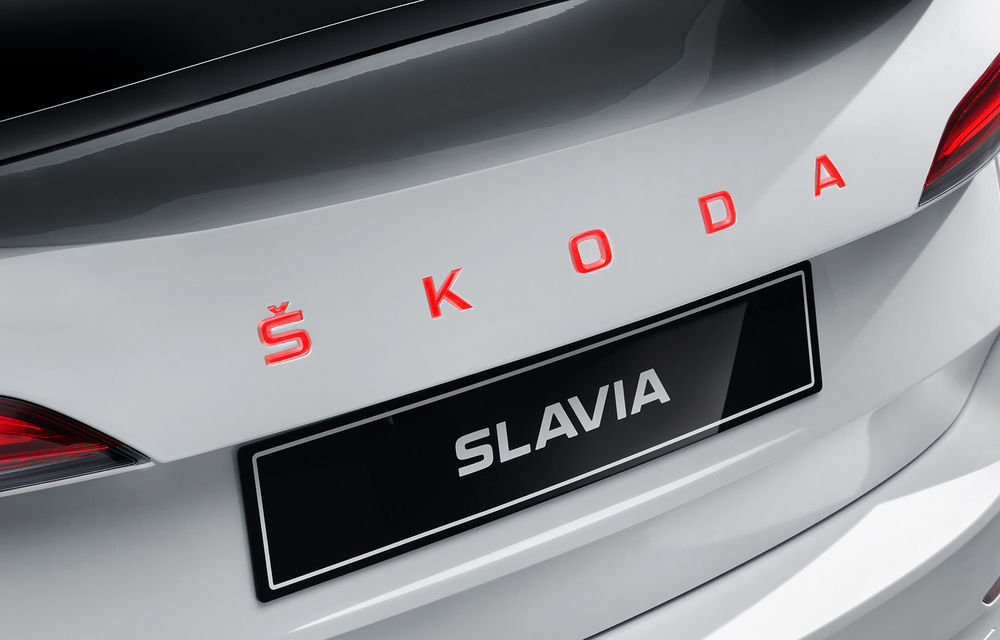 Exercițiu de design: prima imagine teaser cu Skoda Slavia, versiunea Spider a modelului Scala - Poza 1