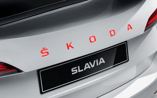 Exercițiu de design: prima imagine teaser cu Skoda Slavia, versiunea Spider a modelului Scala