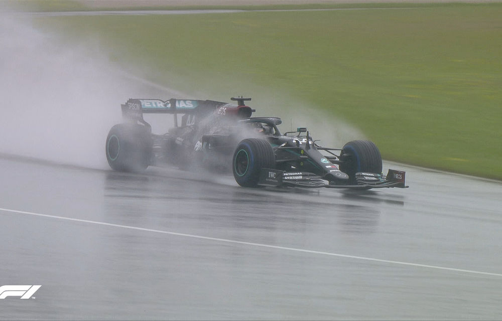 Hamilton, pole position pe ploaie în Austria! Verstappen, locul doi în fața lui Sainz după un derapaj în ultimul tur rapid - Poza 2