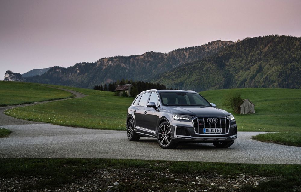 Audi introduce un motor V8 pe benzină pentru SUV-urile SQ7 și SQ8: 507 cai putere și 4.1 secunde pentru 0-100 km/h - Poza 11