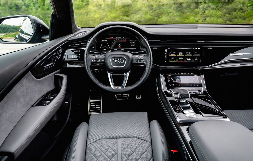 Audi introduce un motor V8 pe benzină pentru SUV-urile SQ7 și SQ8: 507 cai putere și 4.1 secunde pentru 0-100 km/h - Poza 37
