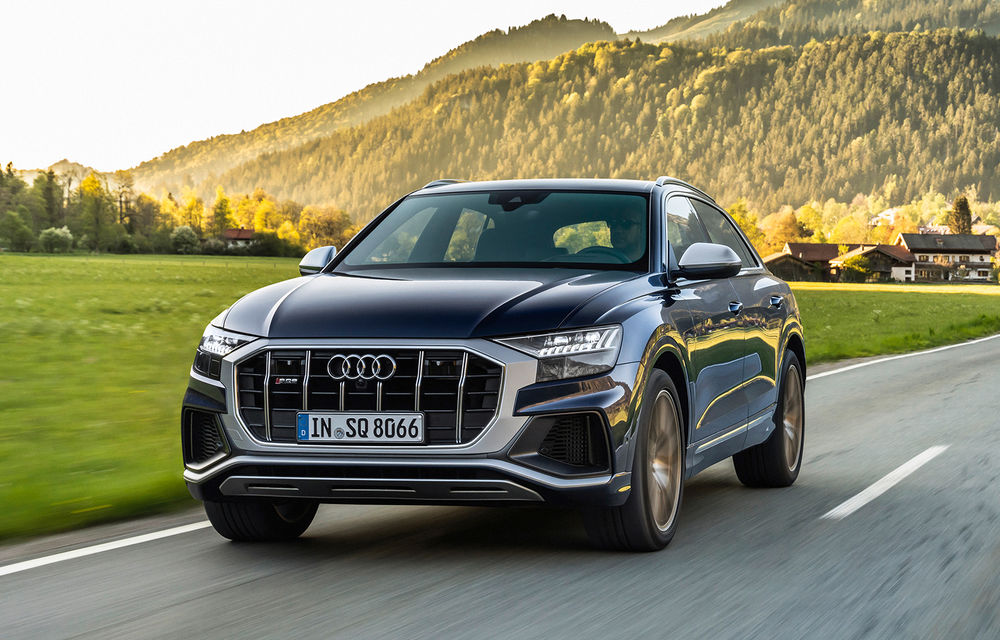 Audi introduce un motor V8 pe benzină pentru SUV-urile SQ7 și SQ8: 507 cai putere și 4.1 secunde pentru 0-100 km/h - Poza 1