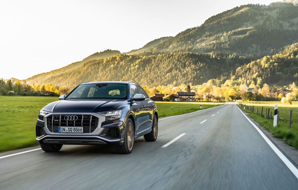 Audi introduce un motor V8 pe benzină pentru SUV-urile SQ7 și SQ8: 507 cai putere și 4.1 secunde pentru 0-100 km/h - Poza 33