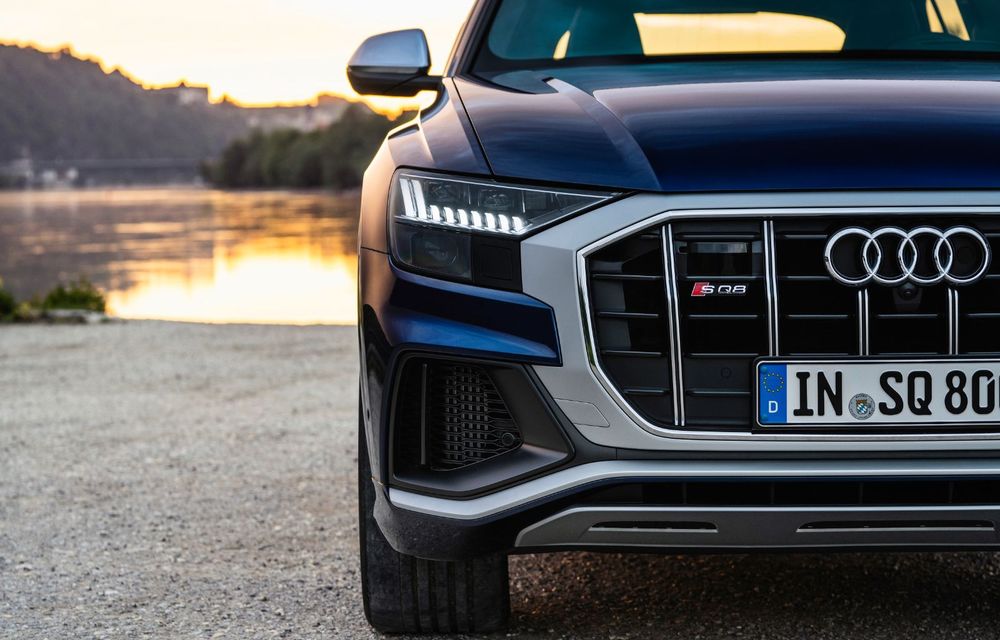 Audi introduce un motor V8 pe benzină pentru SUV-urile SQ7 și SQ8: 507 cai putere și 4.1 secunde pentru 0-100 km/h - Poza 34