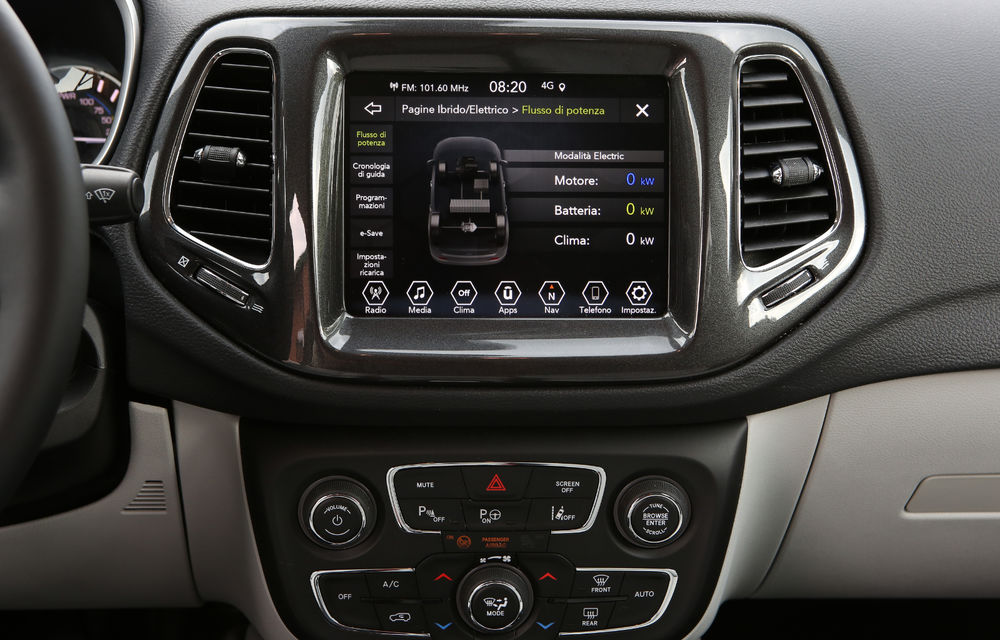 Detalii despre versiunile plug-in hybrid pentru Jeep Renegade și Compass: SUV-urile au până la 240 CP și autonomie electrică de 50 de kilometri - Poza 11