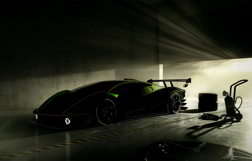 O nouă imagine teaser cu viitorul Lamborghini SCV12: modelul va fi echipat cu un motor V12 cu peste 830 CP - Poza 1