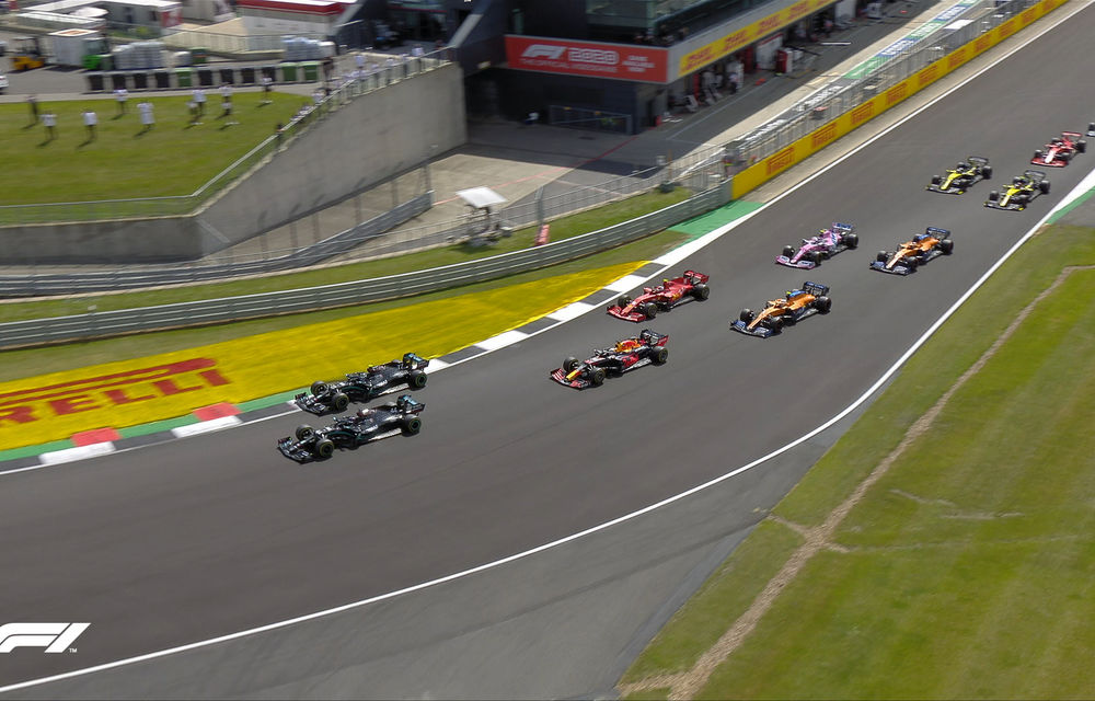 Hamilton a câștigat la Silverstone cu o pană în ultimul tur! Verstappen și Leclerc, pe podium după o pană suferită de Bottas cu două tururi înainte de final - Poza 5