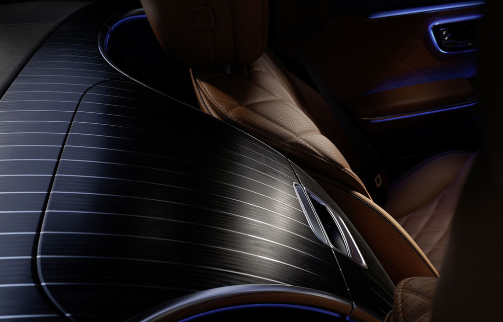 Detalii despre interiorul noii generații Mercedes-Benz Clasa S: sistemul de iluminare va oferi avertizări la activarea unor sisteme de asistență - Poza 12