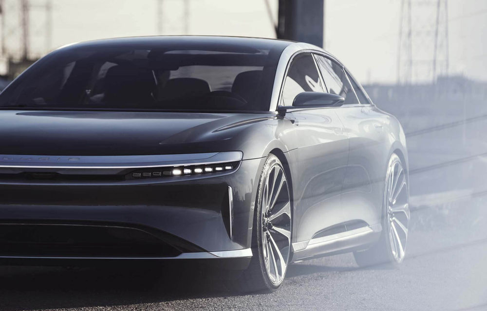 Lucid Air va fi cel mai rapid sedan din lume: 9.9 secunde pentru sfertul de milă. Modelul electric va avea două motoare de 1.080 de cai putere - Poza 7