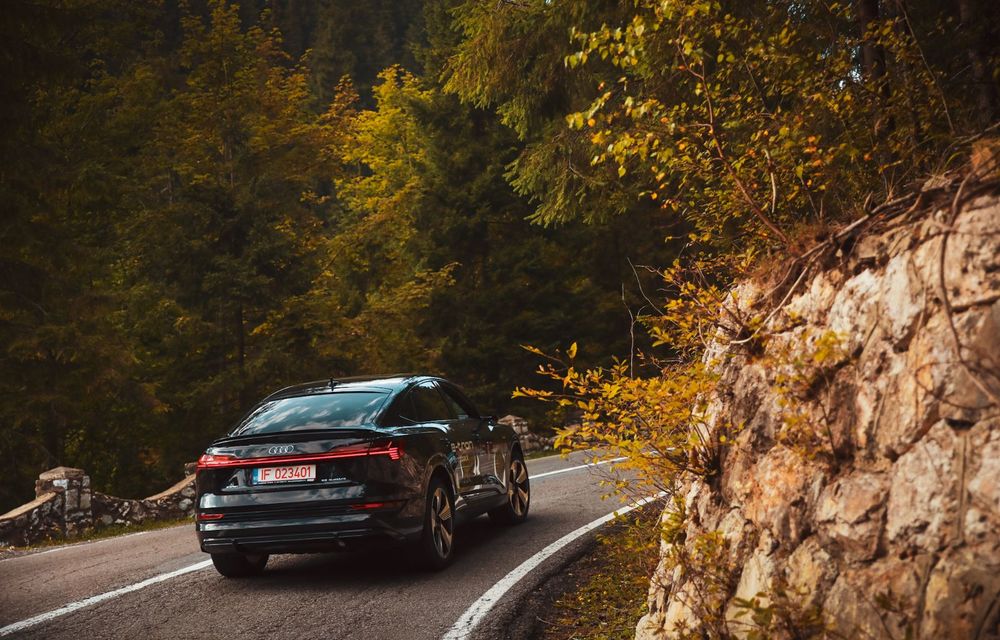 RAPORT FINAL: Audi e-tron Sportback în #ElectricRomânia 2020: încărcare, consum, autonomie reală - Poza 5