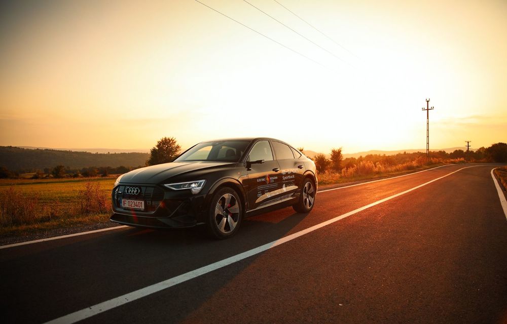RAPORT FINAL: Audi e-tron Sportback în #ElectricRomânia 2020: încărcare, consum, autonomie reală - Poza 10