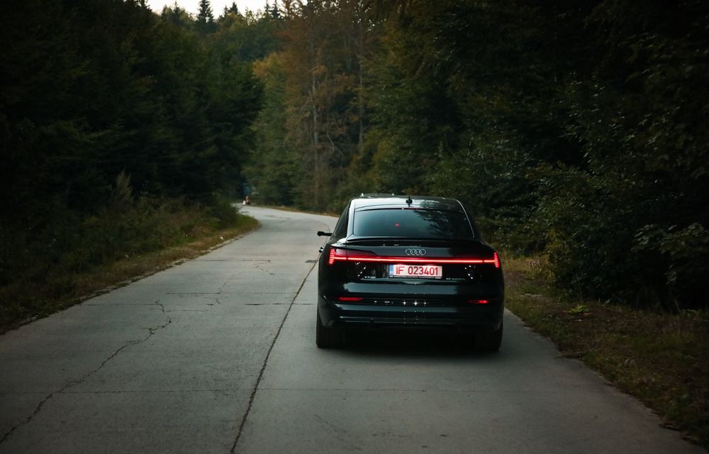 RAPORT FINAL: Audi e-tron Sportback în #ElectricRomânia 2020: încărcare, consum, autonomie reală - Poza 6