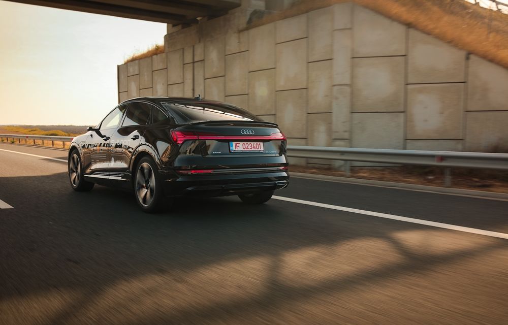 RAPORT FINAL: Audi e-tron Sportback în #ElectricRomânia 2020: încărcare, consum, autonomie reală - Poza 12