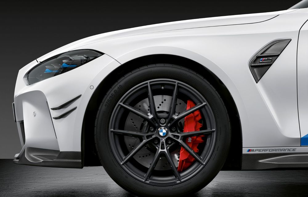 Accesorii M Performance pentru noile BMW M3 și M4 Coupe: elemente de caroserie din fibră de carbon și noutăți pentru interior - Poza 8