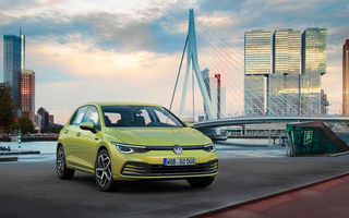 Volkswagen Golf rămâne cea mai vândută mașină în Europa: peste 22.000 de unități în luna august. Dacia Sandero este pe locul 6