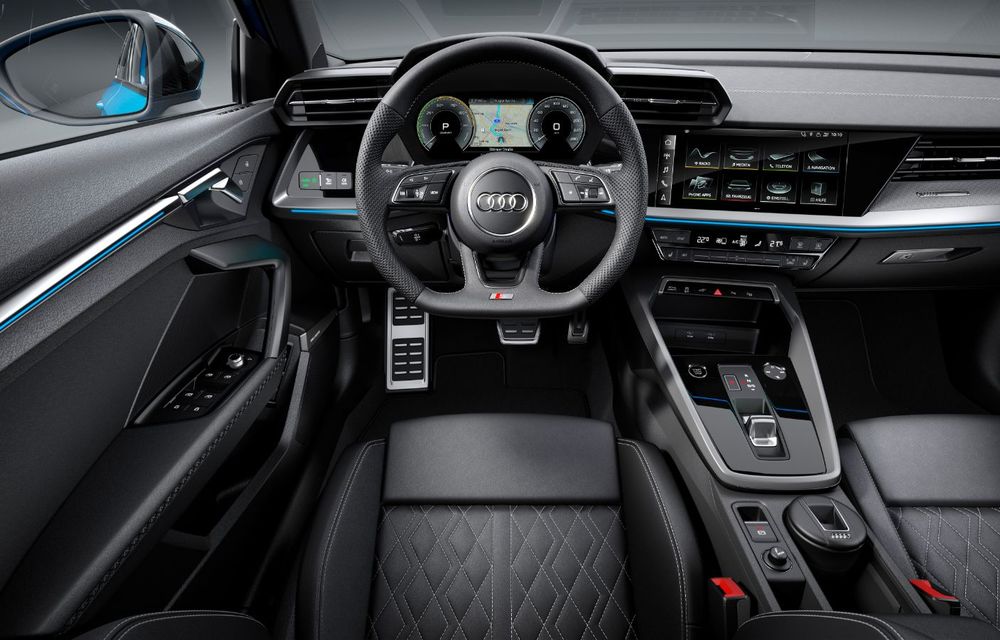 Versiune plug-in hybrid pentru noul Audi A3 Sportback: 204 cai putere și până la 67 de kilometri autonomie electrică - Poza 10