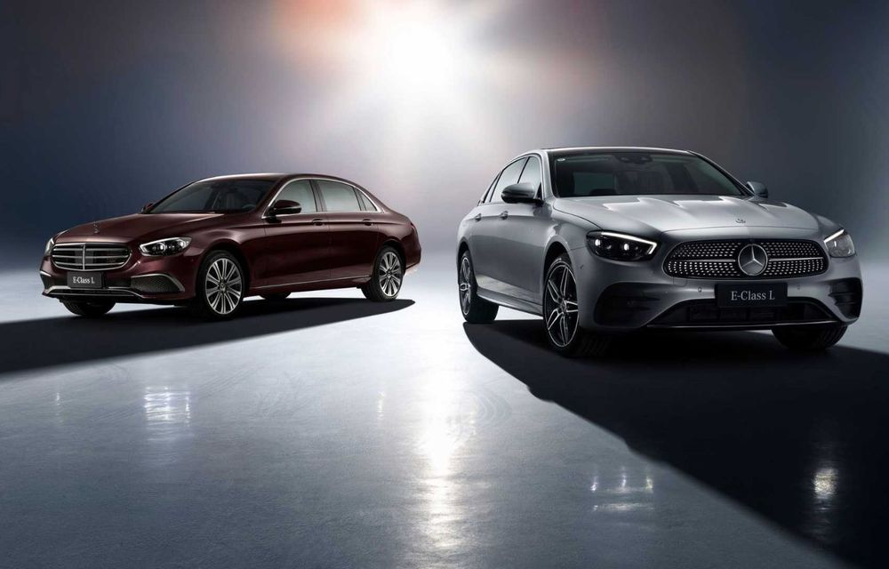 Mercedes-Benz a prezentat versiunea cu ampatament mărit a lui Clasa E facelift: modelul va fi disponibil doar pe piața din China - Poza 2