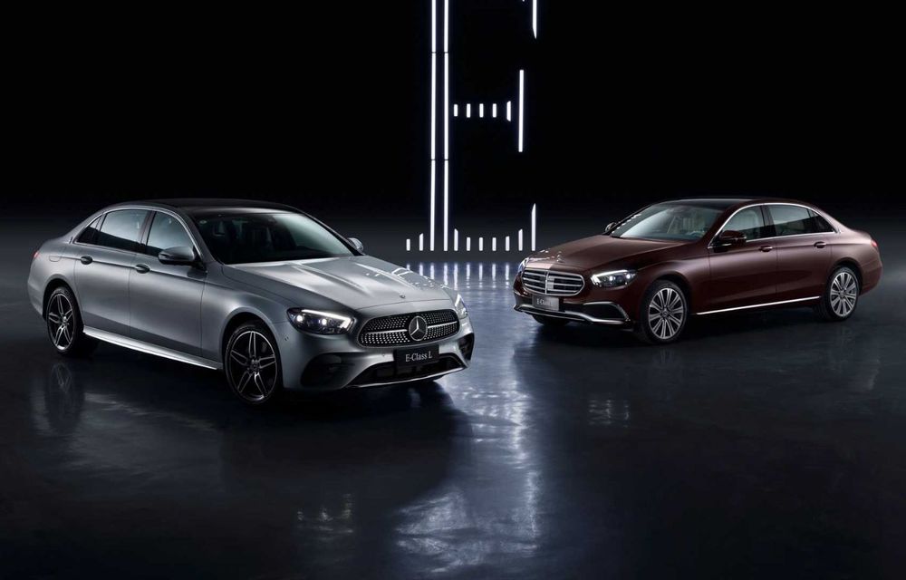 Mercedes-Benz a prezentat versiunea cu ampatament mărit a lui Clasa E facelift: modelul va fi disponibil doar pe piața din China - Poza 3